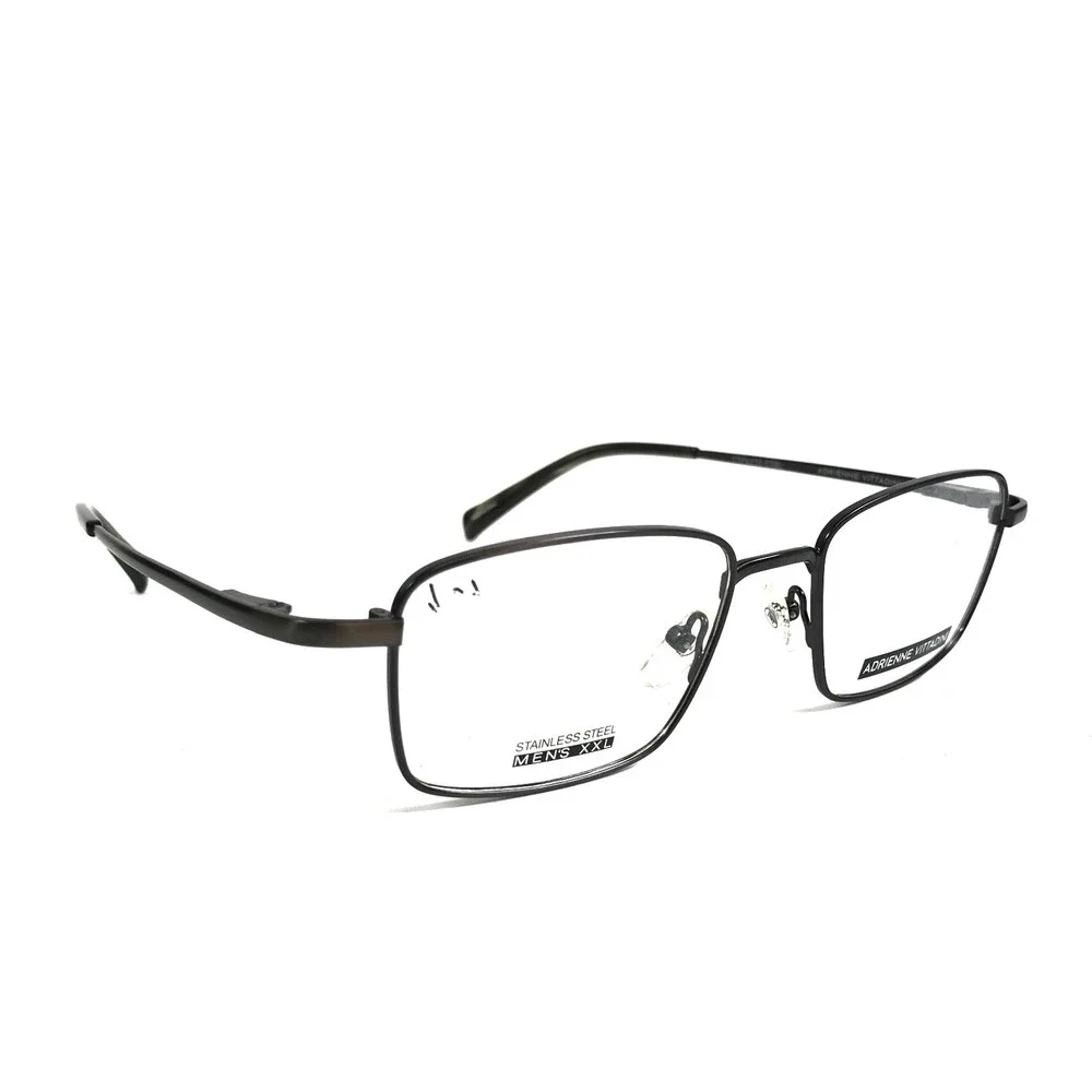 Adrienne Vittadini Eyeglasses Frames AV6034 OUH Gunmetal Rectangle 52-19-150